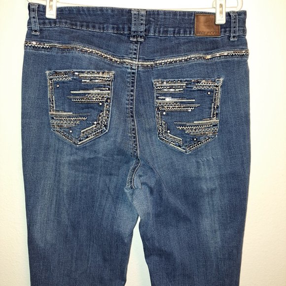 Maurices Denim - Maurices Embroidered, Sequin&Rhinestone Embellishment Jeans 16R